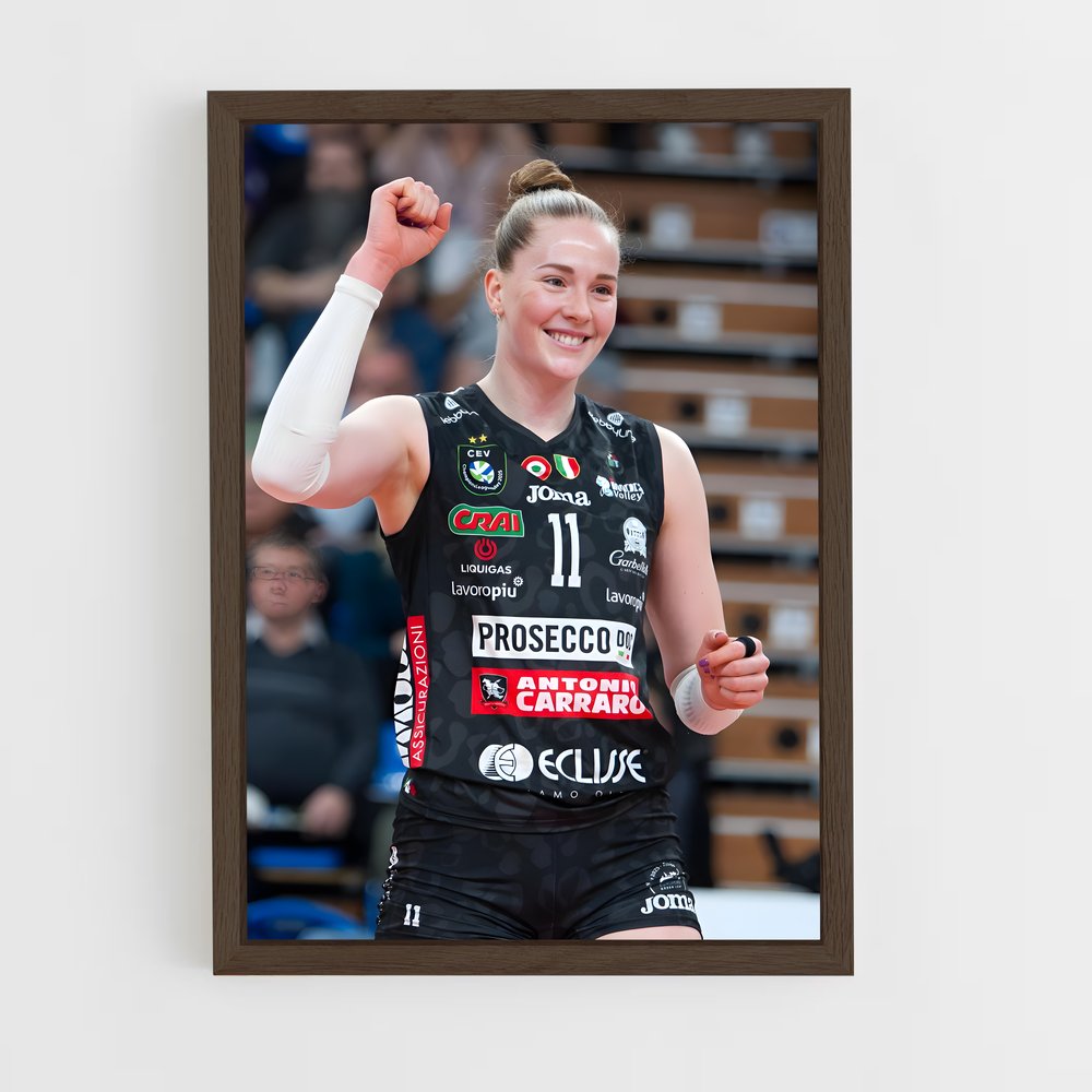 Poster Isabelle haak – affiche Volleyball (vue 5)